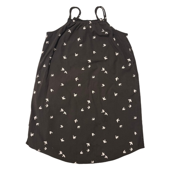 H&M Kids A-Line Black Dress with Bird Print - Picture 2 of 6